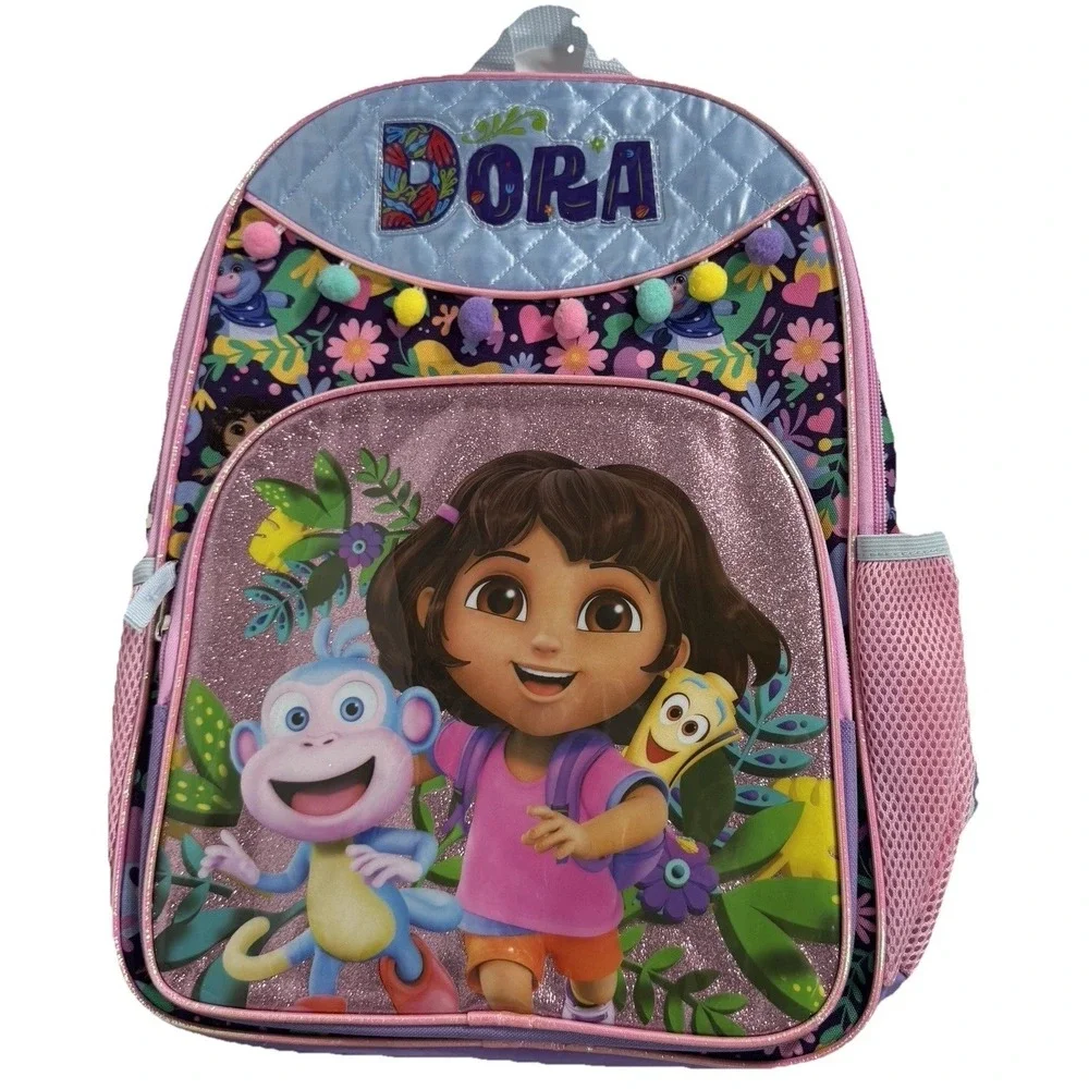 Dora Backpack Kids NWT Boots Map Purple Explorer Nickelodeon‎ 16
